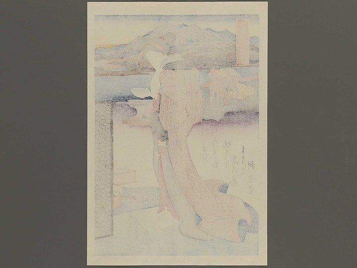 Fuchueki niju from the series Tokaido Beauties by Keisai Eisen, (Large print size) / BJ346-129