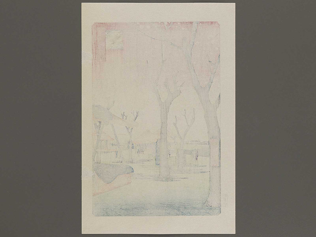 Plum Garden, Kamata from the series One Hundred Famous Views of Edo by Utagawa Hiroshige, (Large print size) / BJ337-190