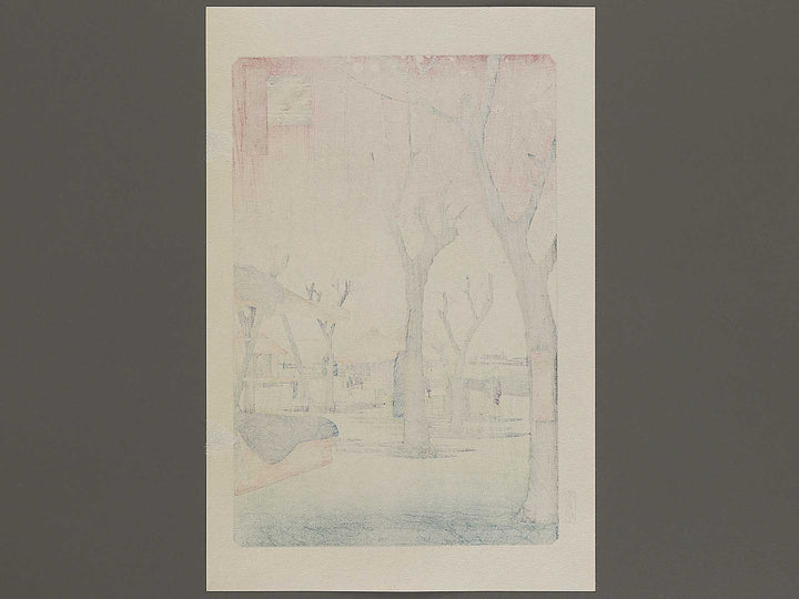 Plum Garden, Kamata from the series One Hundred Famous Views of Edo by Utagawa Hiroshige, (Large print size) / BJ337-190