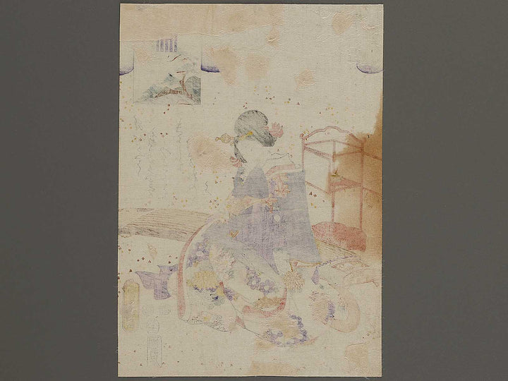 Matsukaze from the series Genji monogatari by Utagawa Kunisada(Toyokuni III) / BJ341-432