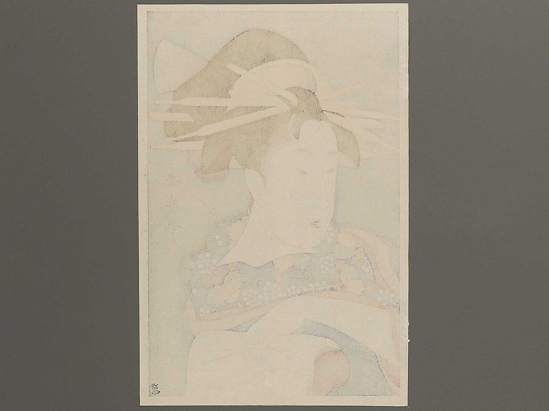 Mojiro Hitomoto by Kitagawa Utamaro, (Large print size) / BJ352-198