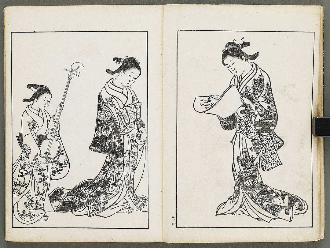 Nihon joso (Chu), Book 4 by Nishikawa Sukenobu / BJ325-633