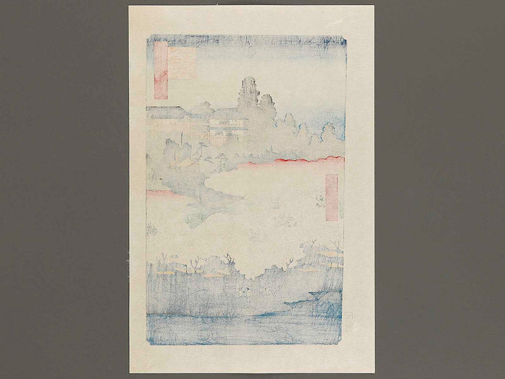 Flower Pavilion, Dango Slope, Sendagi from the series One Hundred Famous Views of Edo by Utagawa Hiroshige, (Large print size) / BJ336-882
