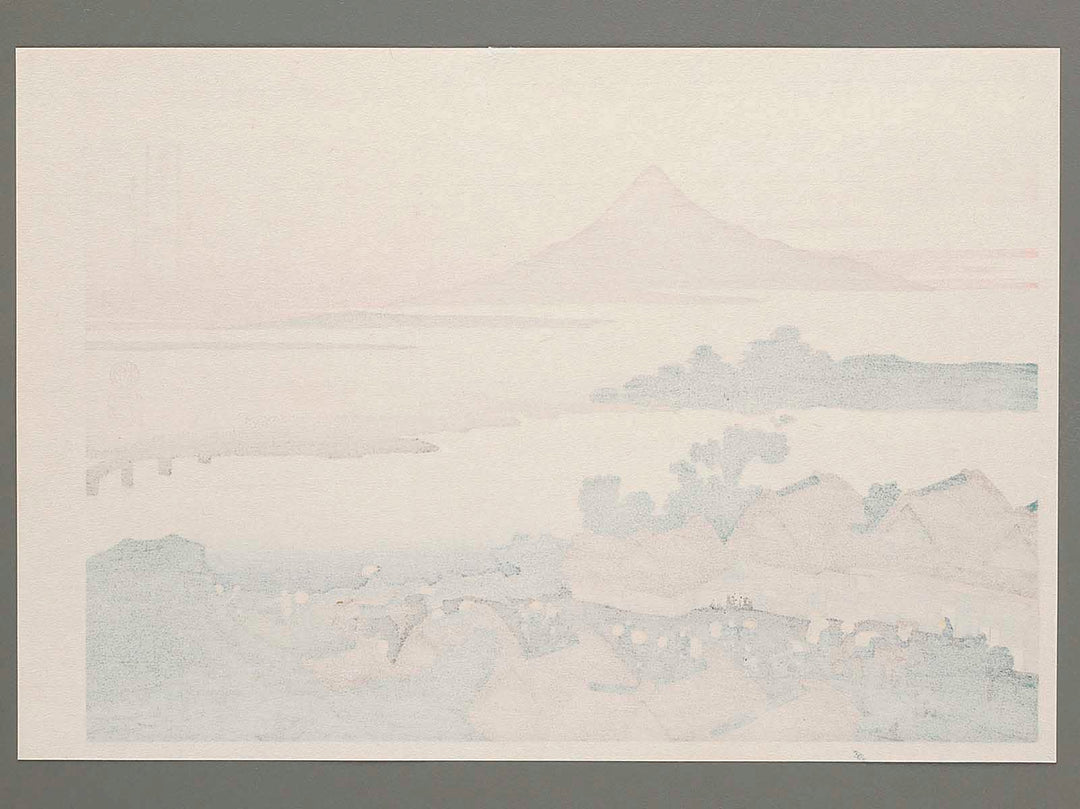 Dawn at Isawa in Kai Province from the series Thirty-six Views of Mount Fuji by Katsushika Hokusai, (Medium print size) / BJ283-633