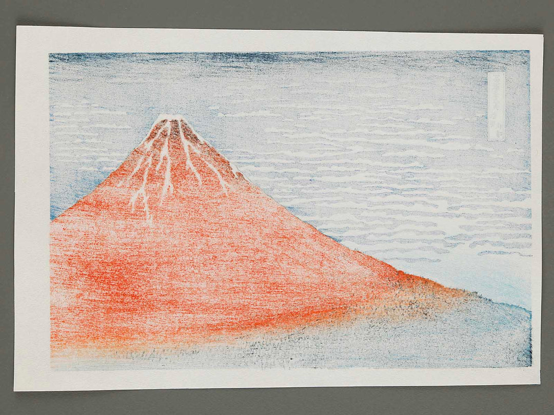 South Wind, Clear Sky from the series Thirty-six Views of Mount Fuji by Katsushika Hokusai, (Medium print size) / BJ288-456