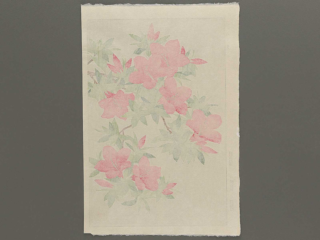 Tsutsuji by Kawarazaki Shodo, (Large print size) / BJ346-262