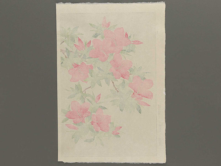 Tsutsuji by Kawarazaki Shodo, (Large print size) / BJ346-262