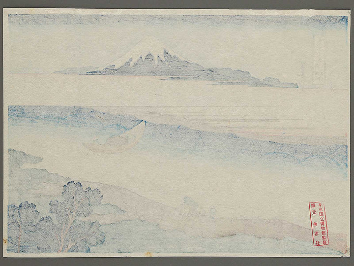 The Tamagawa River in Musashi Province from the series Thirty-six Views of Mount Fuji by Katsushika Hokusai, (Small print size) / BJ302-624