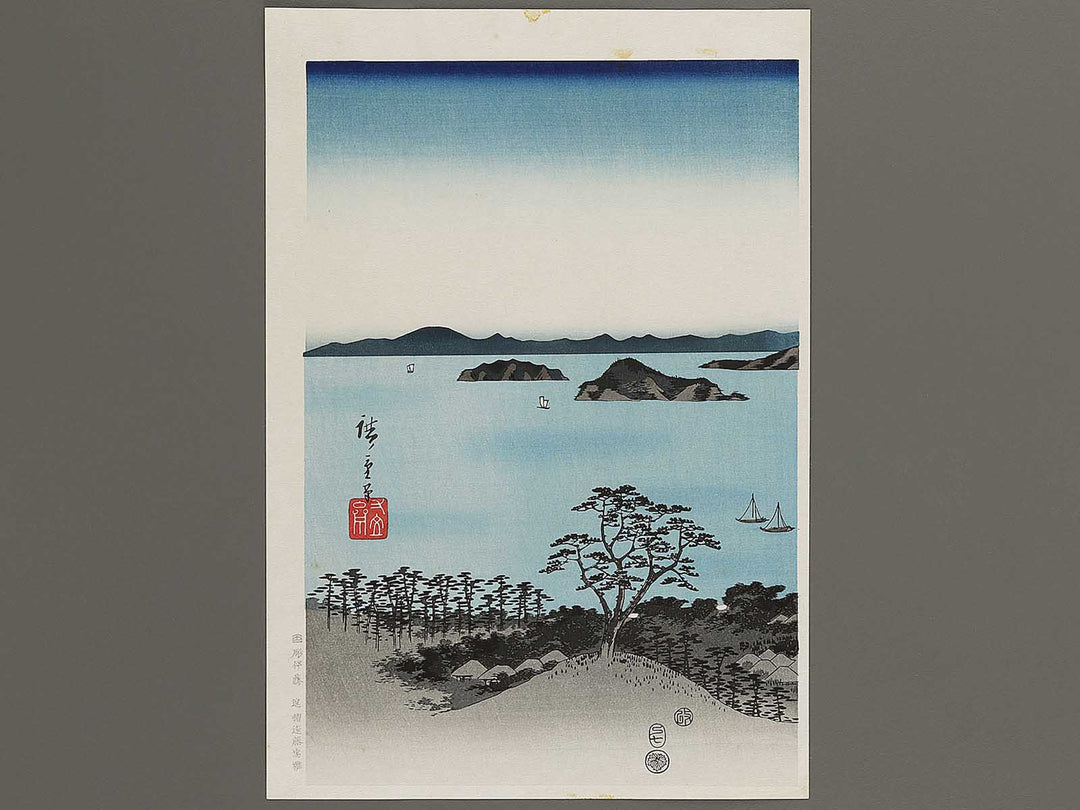 Buyo kanazawa hassho yakei by Utagawa Hiroshige, (Large print size) / BJ341-628