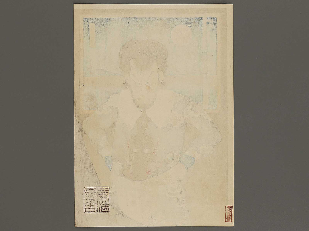 Mojigaseki no tsuki by Torii Kiyotada, (Large print size) / BJ336-763