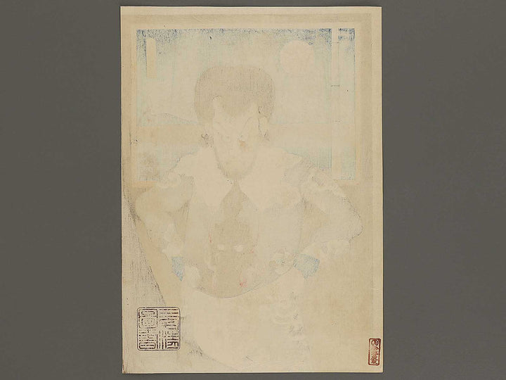 Mojigaseki no tsuki by Torii Kiyotada, (Large print size) / BJ336-763