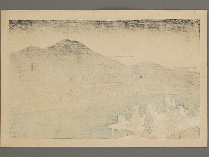 Shijo gawara yusuzumi from the series Kyoto meisho no uchi by Utagawa Hiroshige / BJ340-088