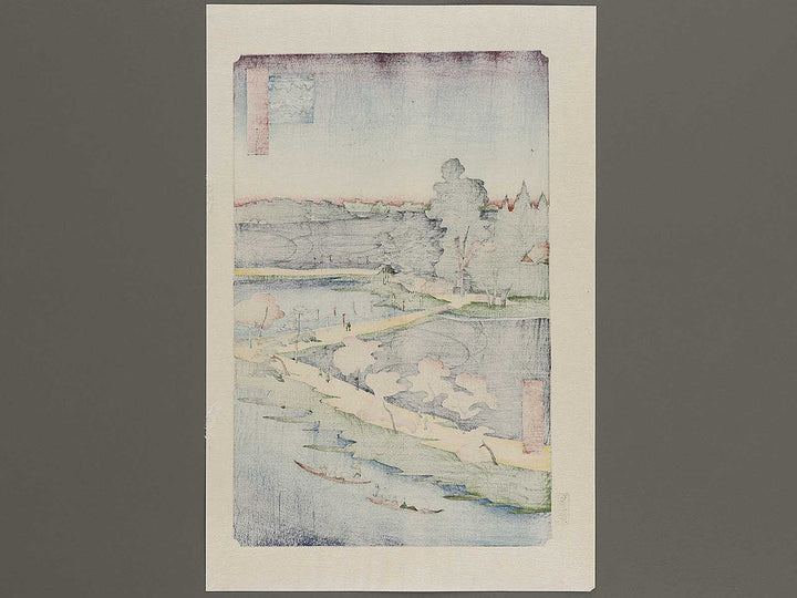 Azuma Shrine and the Entwined Camphor from the series One Hundred Famous Views of Edo by Utagawa Hiroshige, (Large print size) / BJ337-092