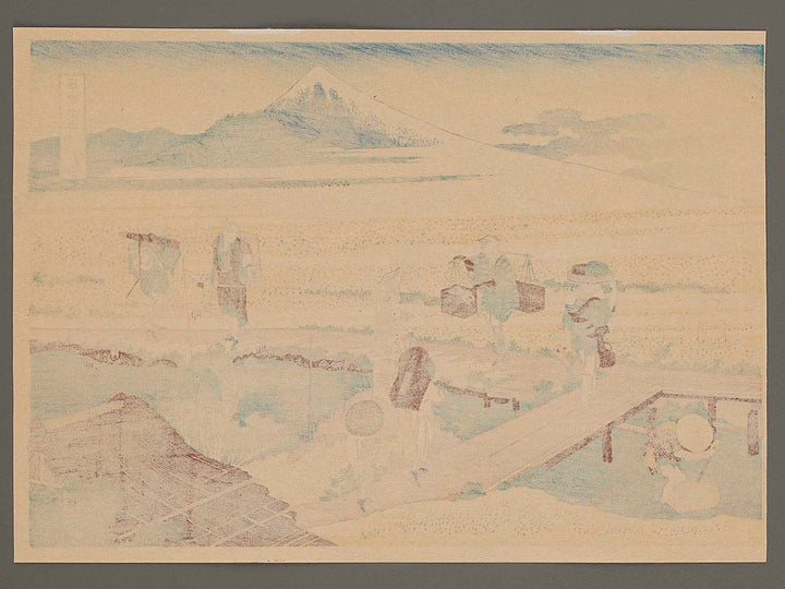 Nakahara in Sagami Province from the series Thirty-six Views of Mount Fuji by Katsushika Hokusai, (Medium print size) / BJ280-826