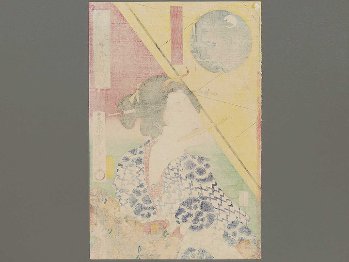 Tsuki gasashi from the series Tosei mitate juroku musashi by Toyohara Kunichika / BJ331-394