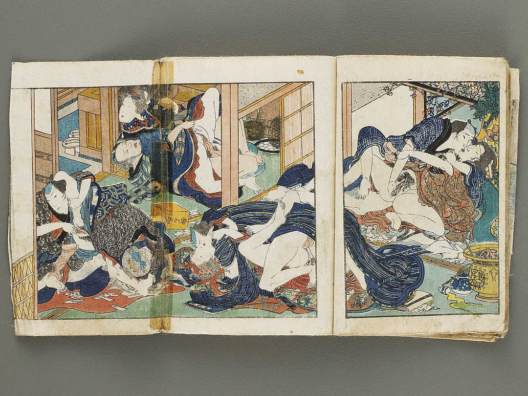 Shunjo iro no irigomi by Utagawa-school / BJ309-435