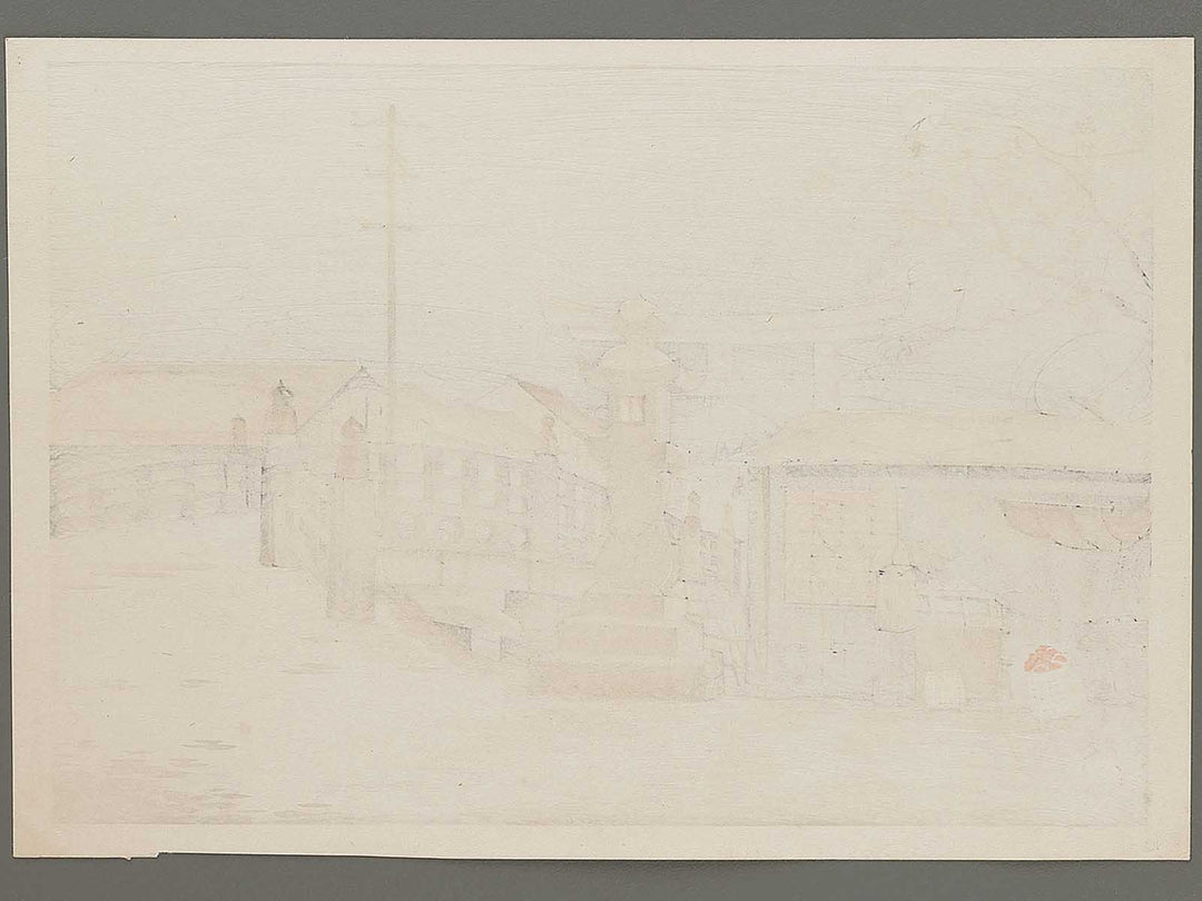 Kishu kameyama jinja by Tokuriki Tomikichiro, (Large print size) / BJ331-849