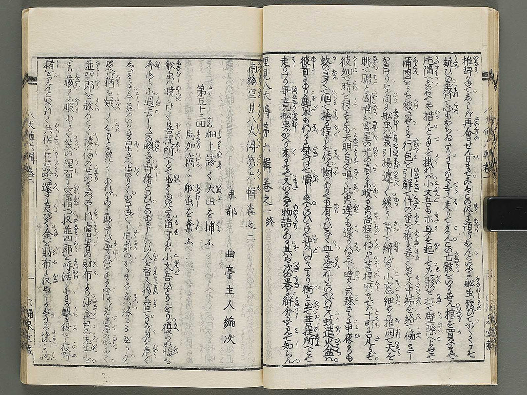 Nanso satomi hakkenden Volume 6 by Keisai Eisen, Yanagawa Shigenobu / BJ316-253