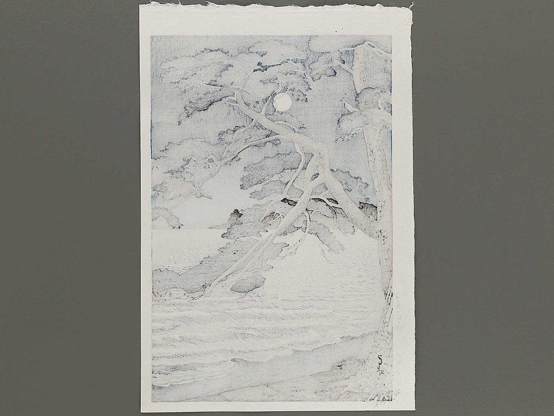 Tsukiyo no Enoshima by Kawase Hasui, (Large print size) / BJ321-111