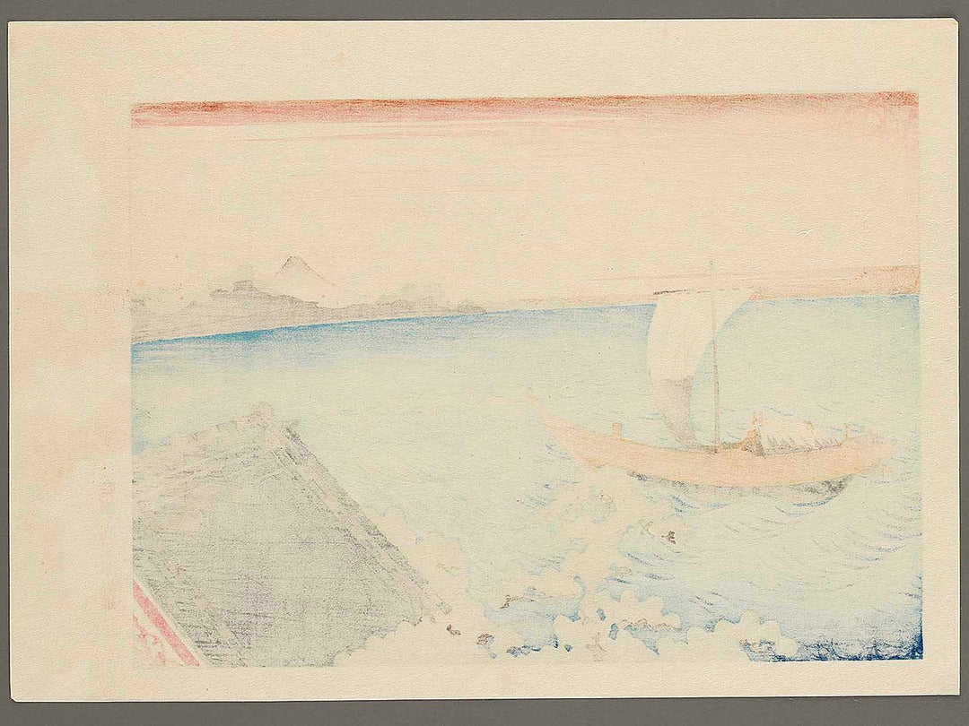 Suzaki no fuji from the series One Hundred Views of Mount Fuji by Katsushika Hokusai, (Medium print size) / BJ319-690