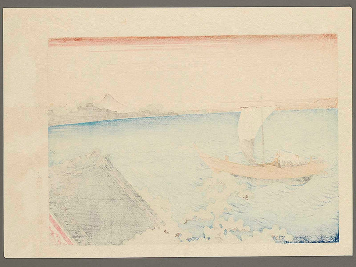 Suzaki no fuji from the series One Hundred Views of Mount Fuji by Katsushika Hokusai, (Medium print size) / BJ319-690