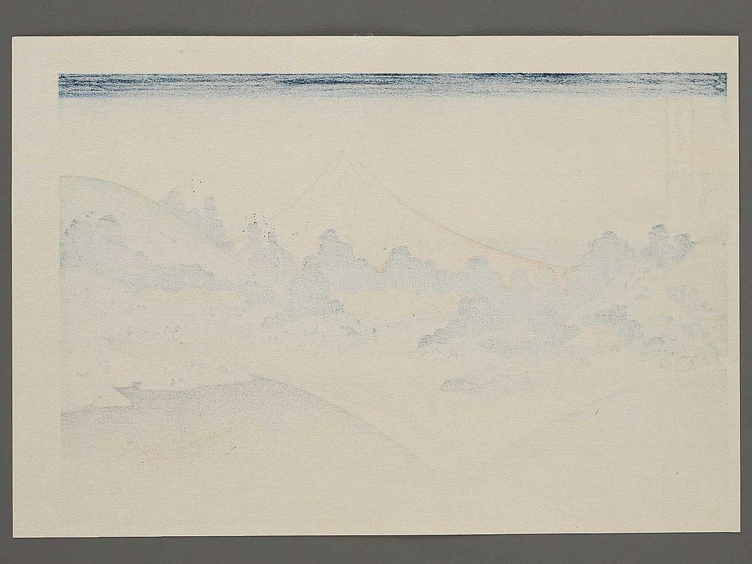 Reflection in the Surface of Lake Misaka in Kai Province from the series Thirty-six Views of Mount Fuji by Katsushika Hokusai, (Medium print size) / BJ303-989