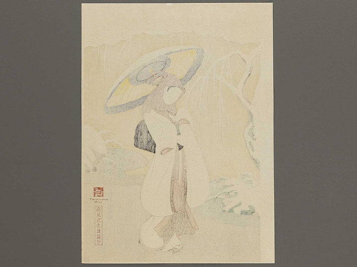 Heron Girl by Suzuki Harunobu, (Medium print size) / BJ325-521