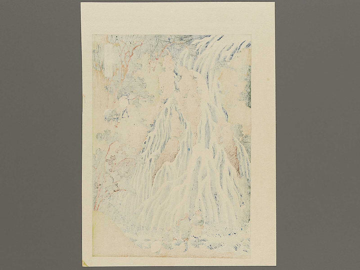 Kirifuri Waterfall on Mount Kurokami in Shimotsuke Province from the series Tour of Waterfalls in Various Provinces by Katsushika Hokusai, (Medium print size) / BJ319-522