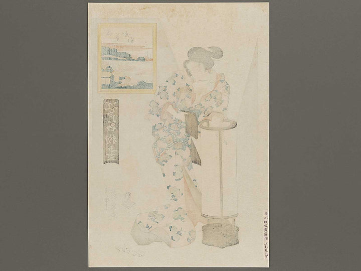 Asakusa nori from the series Edo meibutsu dukushi by Keisai Eisen, (Large print size) / BJ333-690
