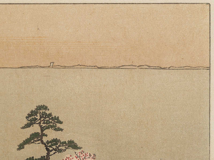 Gotenyama no hana zakari sononi from the series Ehon edo miyage by Utagawa Hiroshige, (Large print size) / BJ332-297