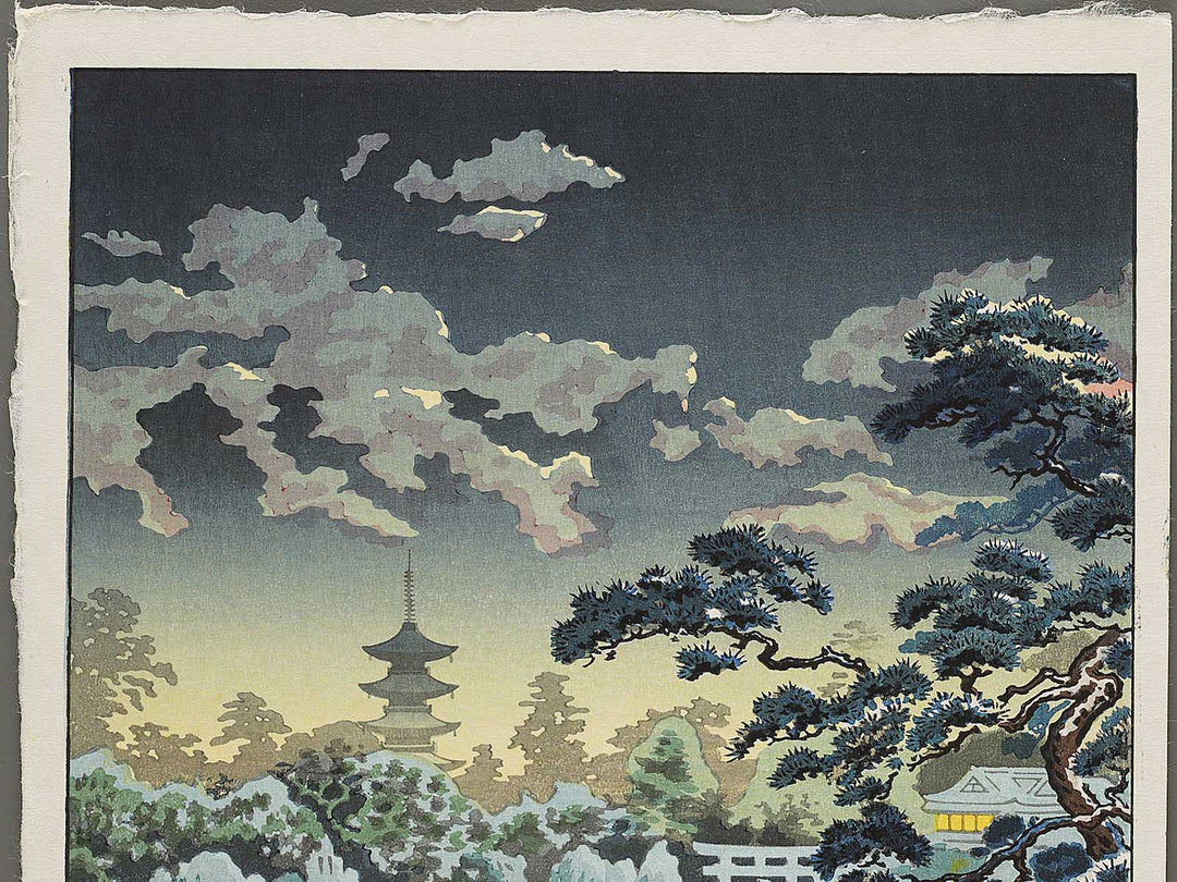 Ueno shinobazu no ike by Tsuchiya Koitsu, (Large print size) / BJ317-562