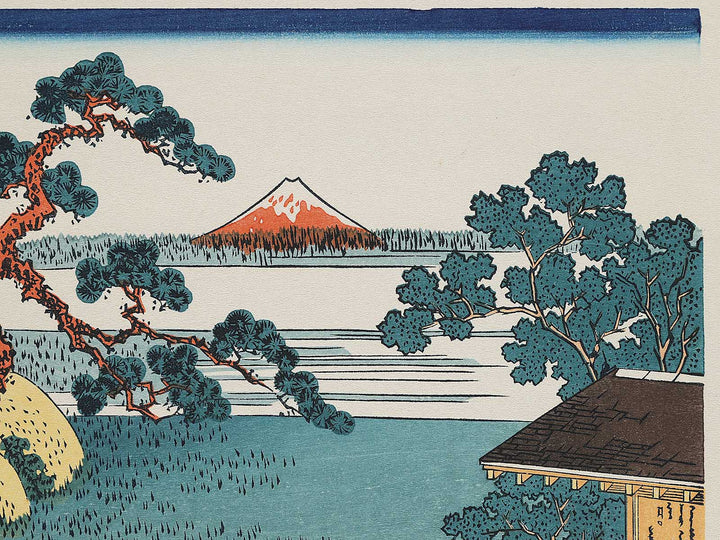 Sekiya Village on the Sumida River from the series Thirty-six Views of Mount Fuji by Katsushika Hokusai, (Medium print size) / BJ301-959