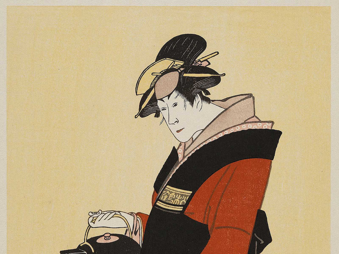 Matsumoto yonesaburo no nakai otsuyu by Toshusai Sharaku, (Medium print size) / BJ318-829