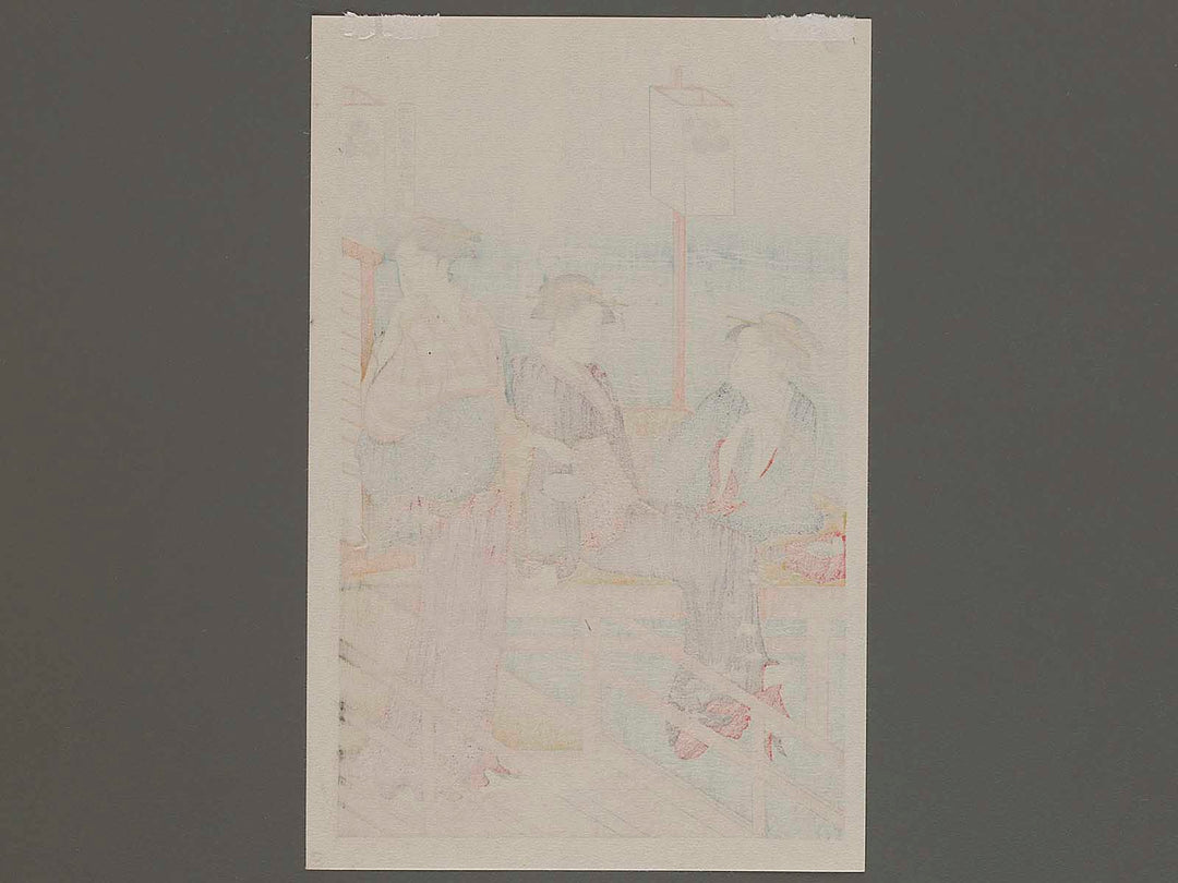Shijo gawara yusuzumi no tei by Torii Kiyonaga, (Small print size) / BJ235-837