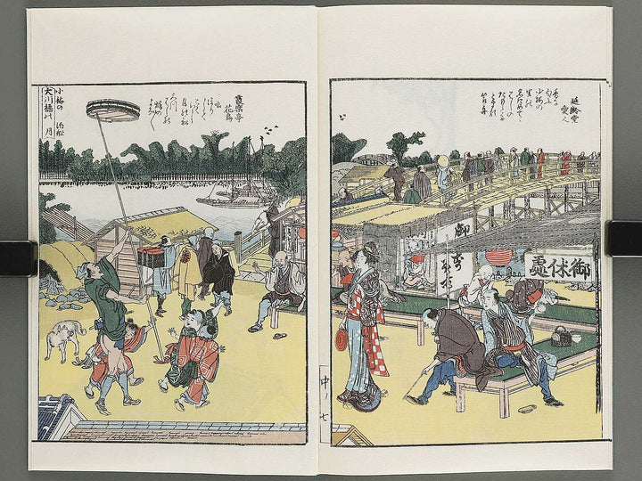 Ehon sumidagawa ryogan ichiran (Chu) by Katsushika Hokusai / BJ341-159