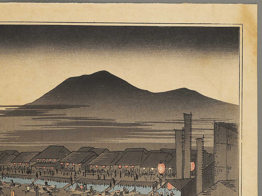 Shijo gawara yusuzumi from the series Kyoto meisho no uchi by Utagawa Hiroshige / BJ340-088