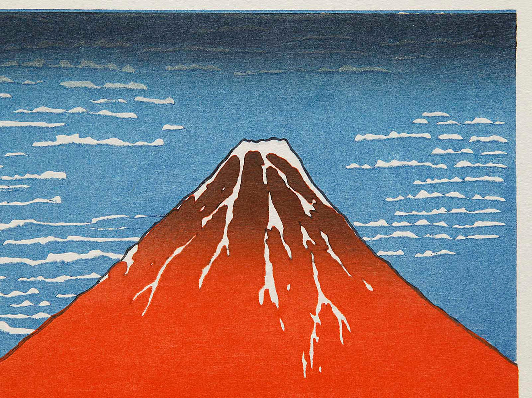 South Wind, Clear Sky from the series Thirty-six Views of Mount Fuji by Katsushika Hokusai, (Medium print size) / BJ288-484