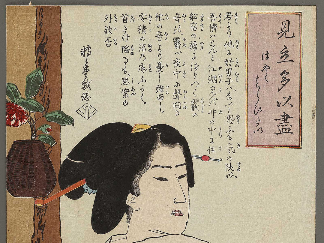 Hayaku morai tai from the series Mitate tai zukushi by Tsukioka Yoshitoshi / BJ337-764