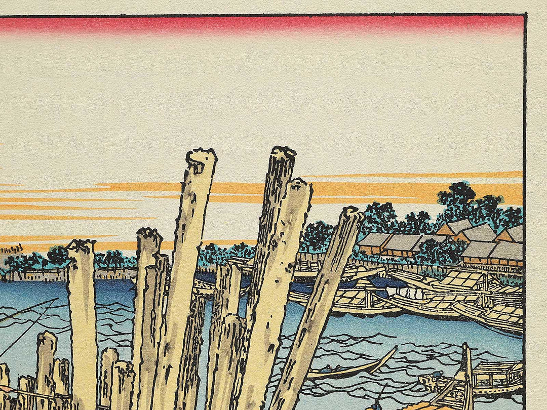 Shimada no hana yuhi from the series One Hundred Views of Mount Fuji by Katsushika Hokusai, (Medium print size) / BJ300-678