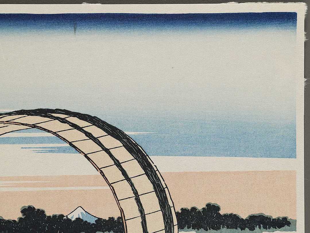 Fujimibara in Owari Province from the series Thirty-six Views of Mount Fuji by Katsushika Hokusai, (Small print size) / BJ311-010