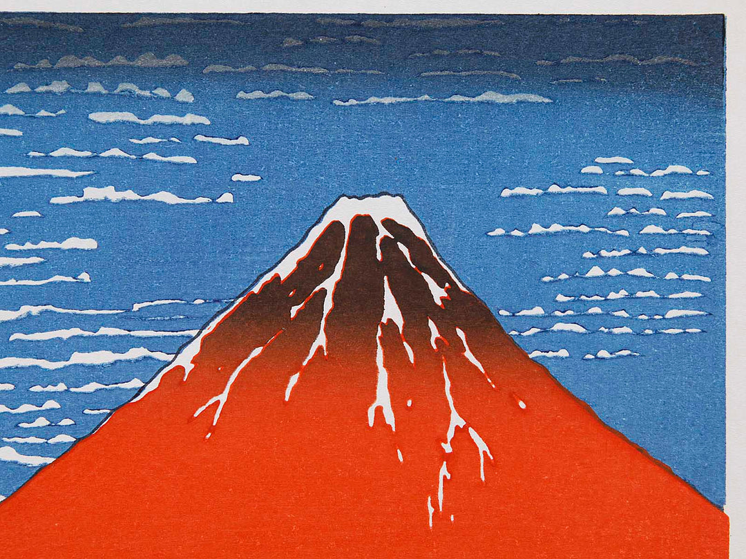 South Wind, Clear Sky from the series Thirty-six Views of Mount Fuji by Katsushika Hokusai, (Medium print size) / BJ288-463