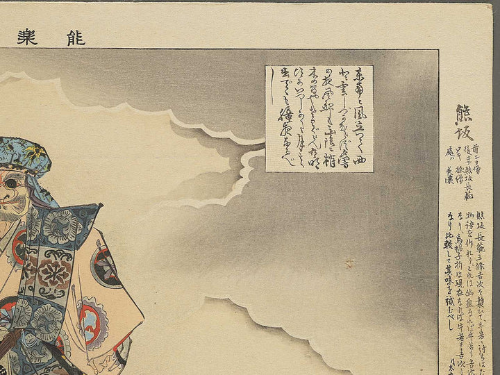Kumasaka from the series Nogaku zue by Tsukioka Kogyo / BJ350-308