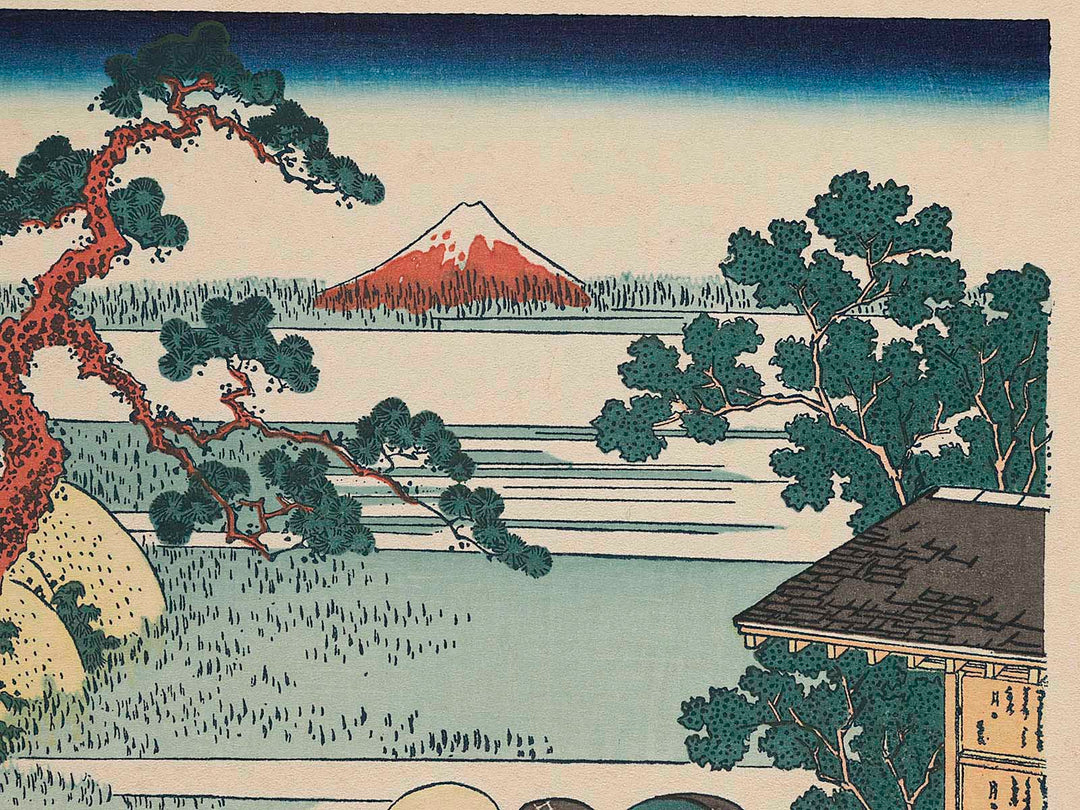 Sekiya Village on the Sumida River from the series Thirty-six Views of Mount Fuji by Katsushika Hokusai, (Medium print size) / BJ283-024