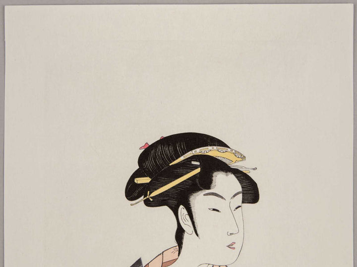 Takashima Ohisa by Kitagawa Utamaro, (Medium print size) / BJ244-419