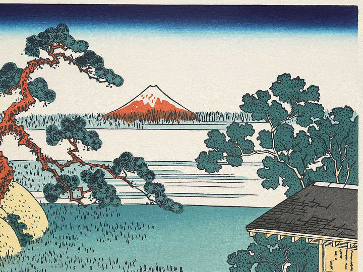 Sekiya Village on the Sumida River from the series Thirty-six Views of Mount Fuji by Katsushika Hokusai, (Medium print size) / BJ291-578