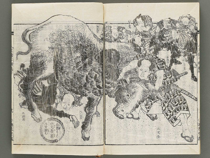 Nanso satomi hakkenden Volume 7 by Keisai Eisen / BJ316-288