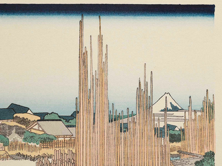 Tatekawa at Honjo from the series Thirty-six Views of Mount Fuji by Katsushika Hokusai, (Medium print size) / BJ275-793