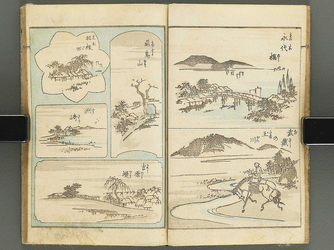 Yanagawa gafu (Sansui no bu) by Yanagawa Shigenobu / BJ348-019