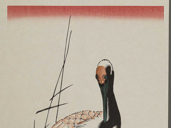 Nami ni tsuru by Utagawa Hiroshige, (Medium print size) / BJ328-202