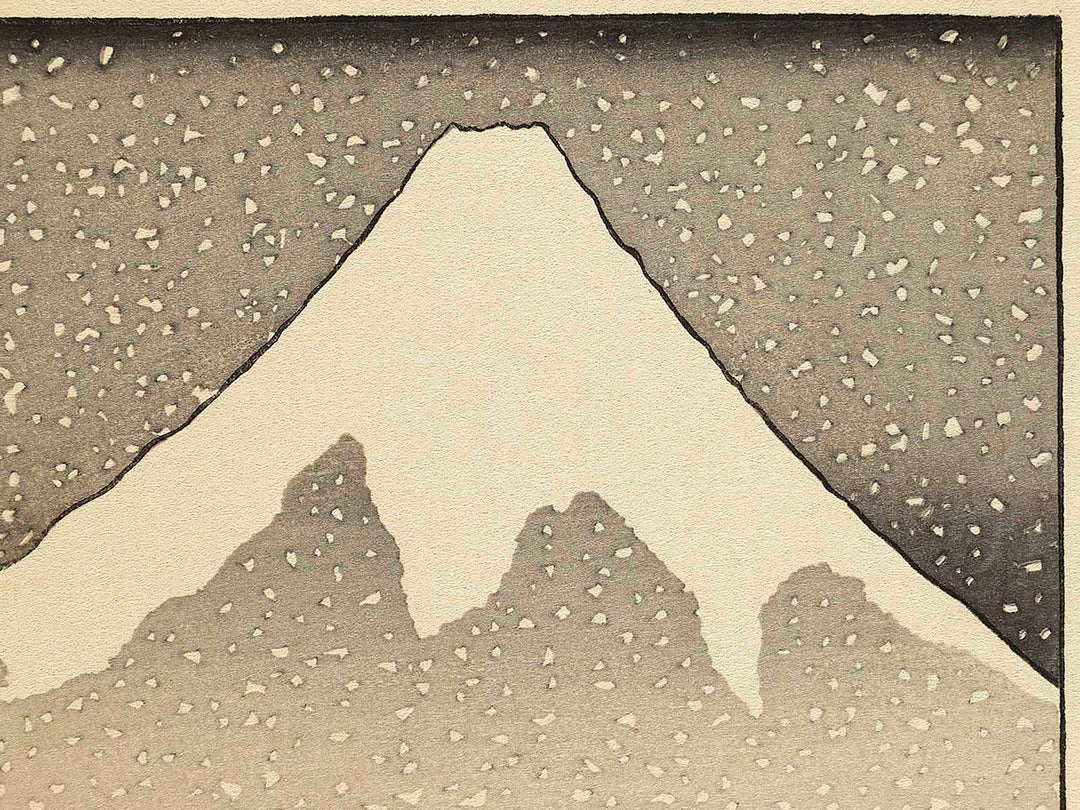 Shinsetsu no fuji from the series One Hundred Views of Mount Fuji by Katsushika Hokusai, (Medium print size) / BJ327-901